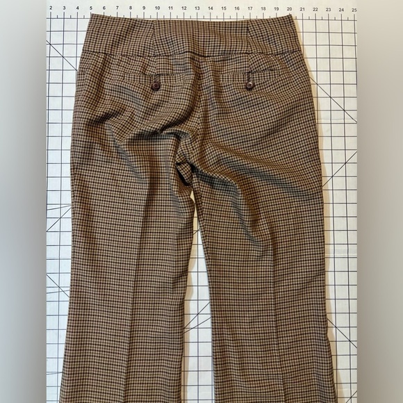 The Limited Women’s Size 2 Tan/Brown Houndstooth Cassidy Fit Pants - Picture 7 of 10